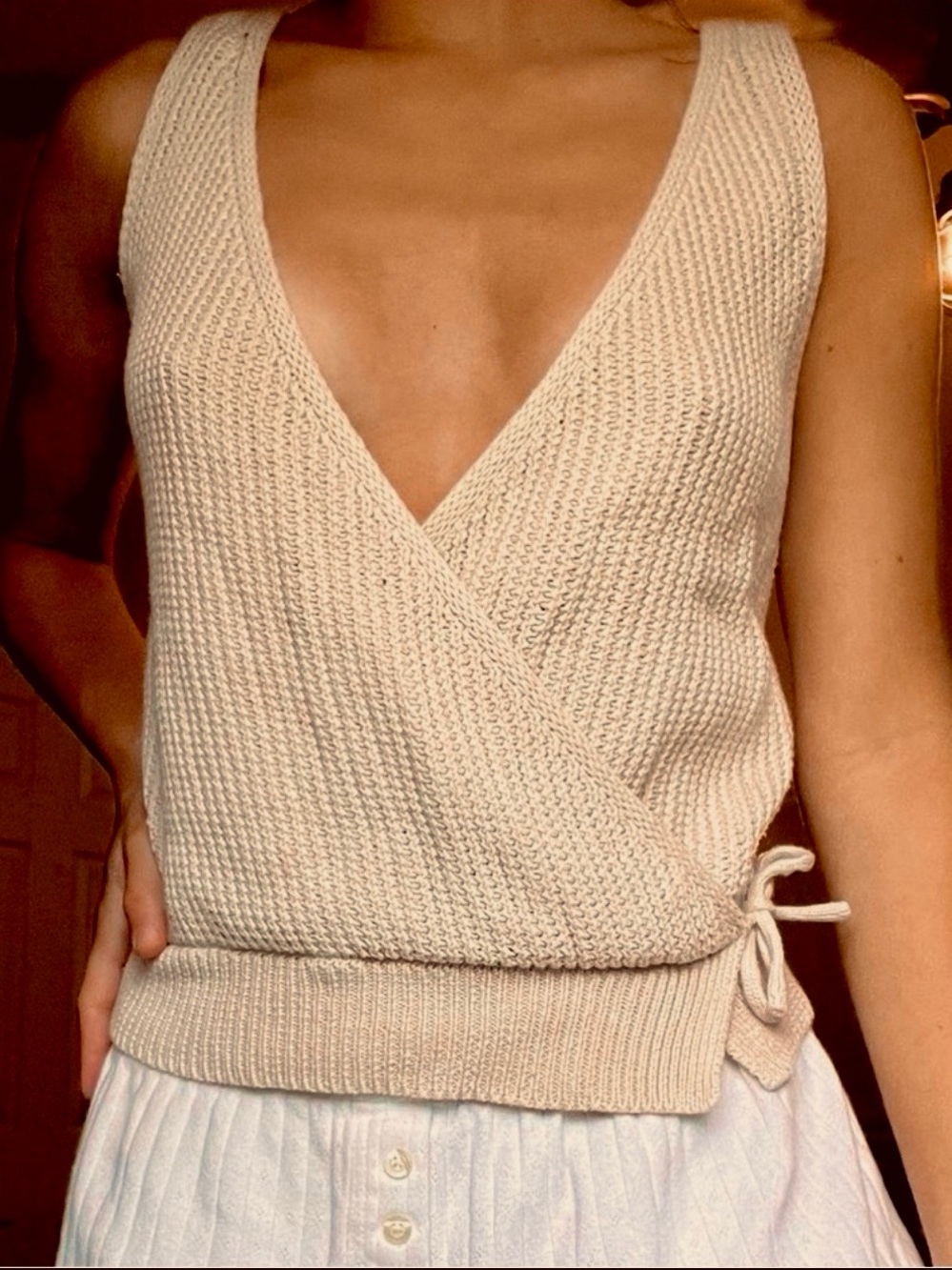 Sleeveless Knit Tank